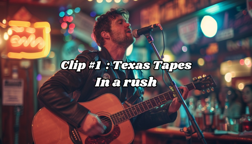 #Clip 1# Texas Tapes : In a rush
